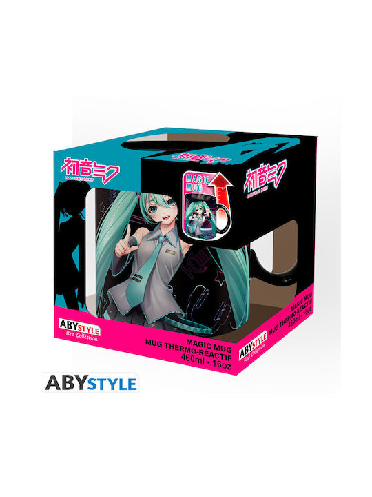 Abysse Hatsune Miku Heat Change Mug Ceramic Multicolored 460ml