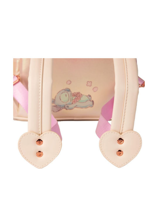 Loungefly Mini Zaino Stitch & Angel Love Geantă pentru Copii Rucsacuri Auriu 22.86bucx11.43bucx26.67buccm. Disney Stitch Mini Drăguț