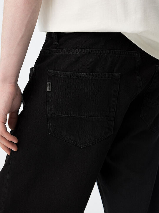 Herrenshorts Jeans Black