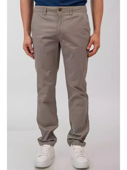 Παντελόνι Chino Ελαστικό σε Κανονική Εφαρμογή Steeple Grey
