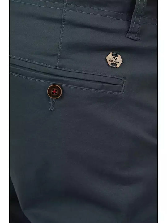 Pantaloni Chino Elastic cu Croială Normală Smalt Blue