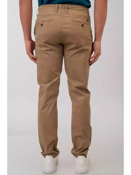 Παντελόνι Chino Ελαστικό σε Κανονική Εφαρμογή Camel