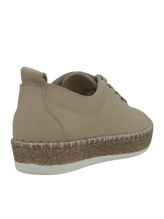 Damen Anatomisch Sneakers Beige
