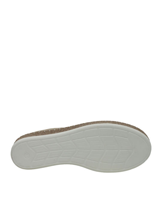Damen Anatomisch Sneakers Beige