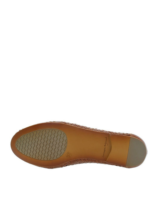 Δερμάτινα Γυναικεία Loafers σε Ταμπά Χρώμα