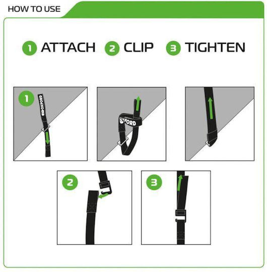Atlas G-hook Strap 17mm X 2.0m Black Oxford