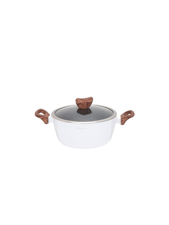 Rosa Bella Set de oale din aluminiu turnat cu strat antiaderent 8buc
