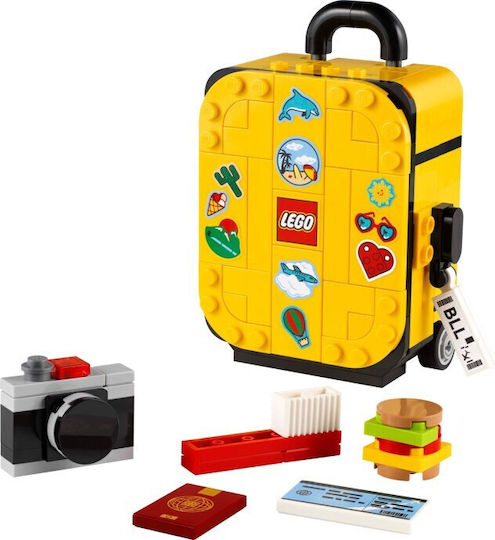 LEGO Yellow Building Blocks Travel Suitcase For 7+ Years 184 Pieces