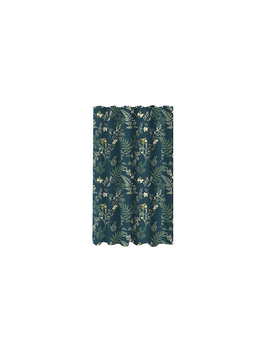 Ιόνιον Κουρτίνα Μπάνιου Υφασμάτινη 180x180cm Dark Fern
