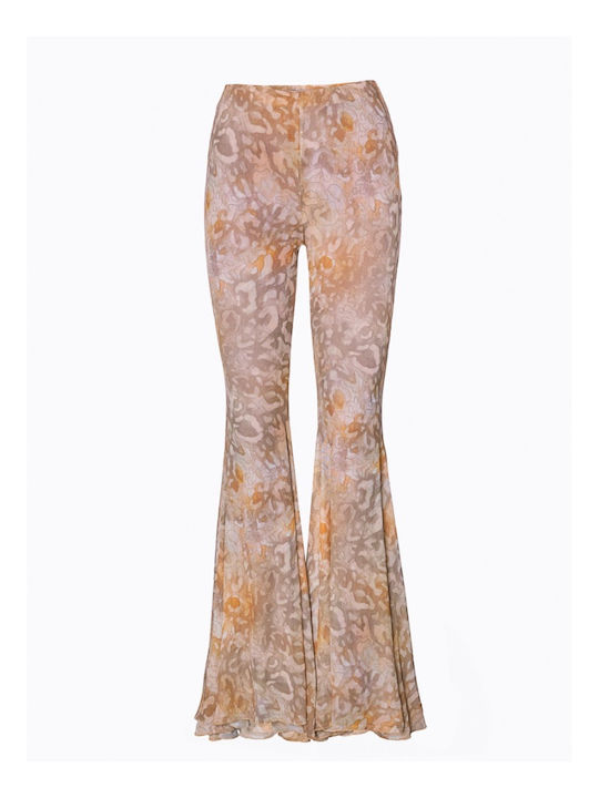 Women's Fabric Trousers Guava