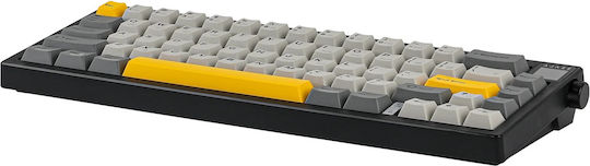 Ajazz AK820 Max Gaming Mechanical Keyboard 75% with Flying Fish switches and RGB lighting (English US) Gray