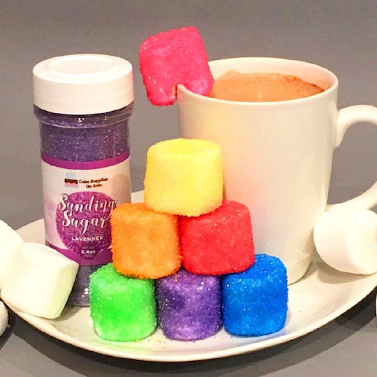 Essbare Dekorationen Colored Confectioner's Sugar Blau 500gr
