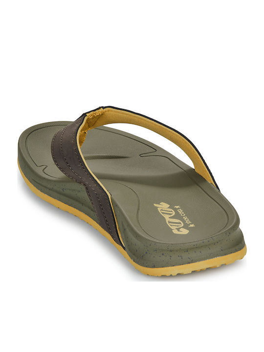 Men's Flip Flops Khaki