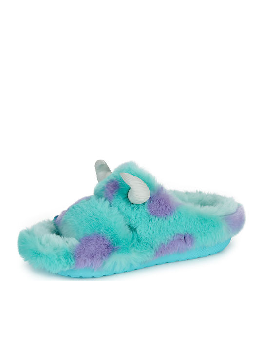 Monsters Sulley Зимни Дамски Пантофи Зелени