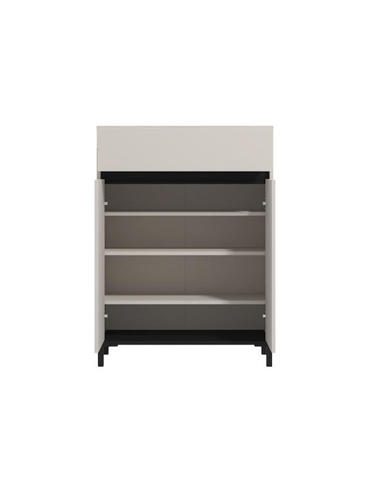 Holz Schuhschrank Flannan 2k1f2v 80x40x110cm