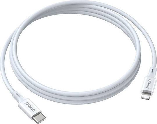 BWOO USB-C zu Lightning Kabel 27W Weiß 2m