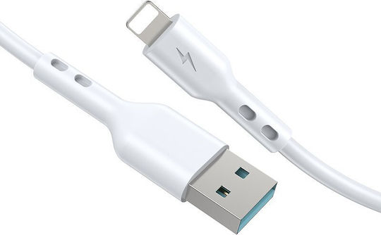 BWOO USB-A to Lightning Cable Λευκό 2m