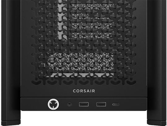 Corsair Frame 4000D Gaming Midi Tower Κουτί Υπολογιστή με Πλαϊνό Παράθυρο Μαύρο
