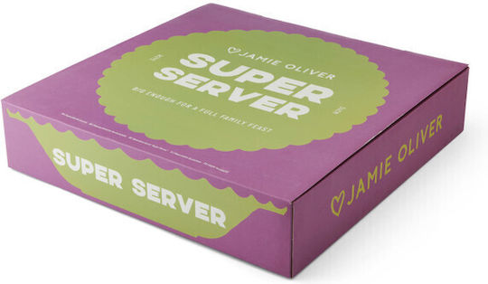 Jamie Oliver Servierplatte Keramik Gelb mit Durchmesser 34cm 1Stück