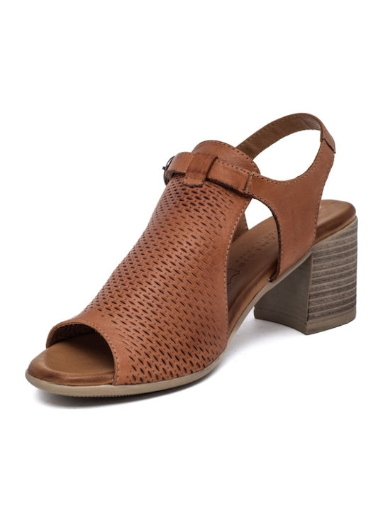 Leather Sandals Anatomic Brown