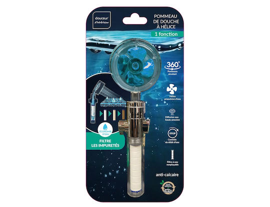 Cap de duș Hydro Douceur D'intérieur cu rotație 360° și filtru de apă 1802054