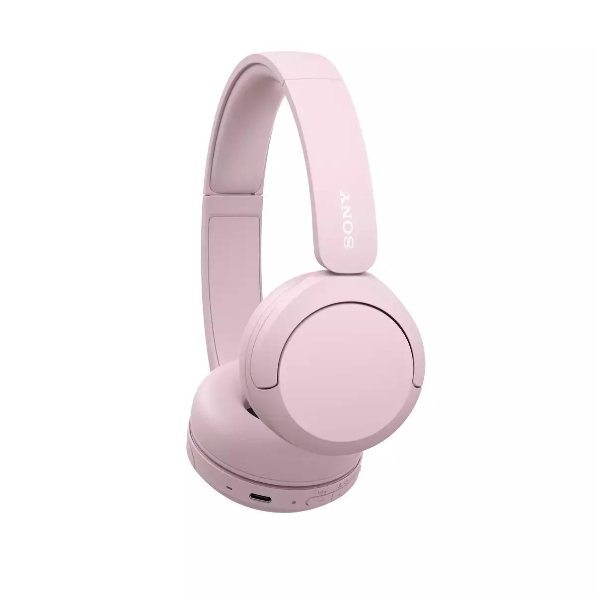 Sony WH-CH520 Ασύρματα Bluetooth On Ear Ακουστικά με 50 ώρες Λειτουργίας και Quick Charge Ροζ (SONY-WHCH520-PNK)