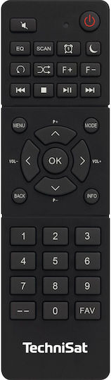 Technisat DigitRadio 11 IR Επιτραπέζιο Ραδιόφωνο Ρεύματος DAB+ με Bluetooth Black/Silver