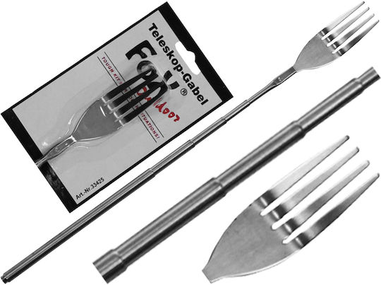 Fox Outdoor Telescopic Fork In Stainless Steel