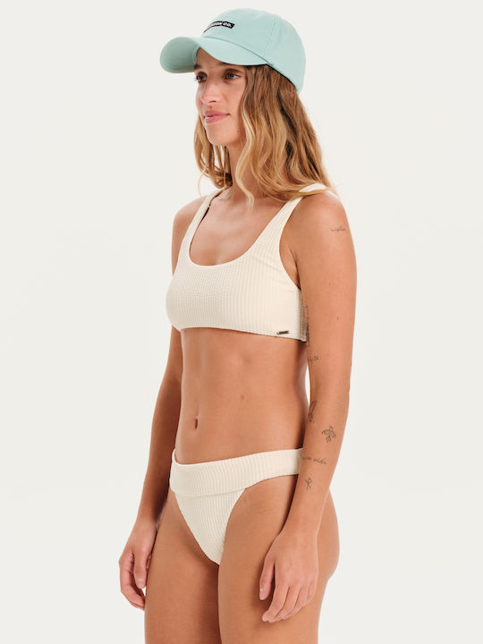Bikinihosen Slip Weiß