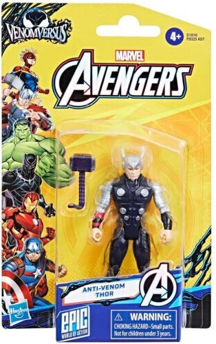 Action Figure Venomversus Epic World Of Action Anti-venom Thor Marvel Avengers Thor 10.16cm.
