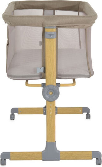 Cangaroo Wiege Aura mit Seitlicher Öffnung und Rädern Beige