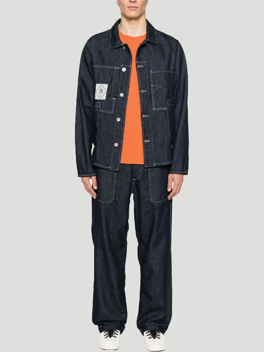 Langärmelig Overshirt In Blau