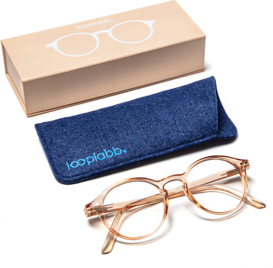 Looplabb Faust Lesebrille +1.50 in Beige Farbe