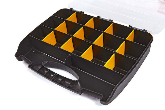 HBM Machines Organizator pentru Compartimentul de Unelte cu Compartimente Reglabile Transparentă 31.5x25.5x5.5cm.