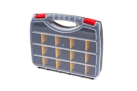 HBM Machines Organizator pentru Compartimentul de Unelte cu Compartimente Reglabile Transparentă 31.5x25.5x5.5cm.