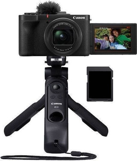 Canon PowerShot V1 Premium Vlogger Kit Compact Φωτογραφική Μηχανή 22.3MP Οπτικού Ζουμ 3.1x Μαύρη