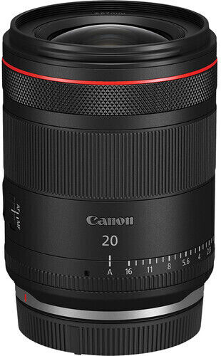 Canon Voller Rahmen Kameraobjektiv RF 20mm f/1.4 L VCM Festbrennweite für Canon RF Mount Black