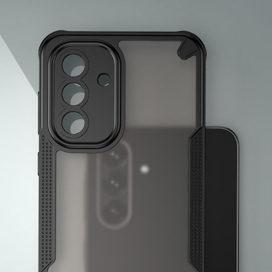 TelForceOne Defender Matt Back Cover Silicone / Plastic 1.5mm Black (Galaxy A36)