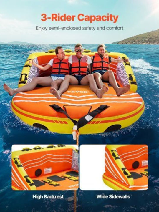Vevor Inflatable Sofa 2 Persons with Handles Orange 192cm. CQTL2SFDX3R0W43OPV0
