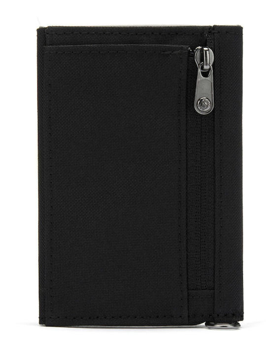 Trifold Wallet Ανδρικό Πορτοφόλι Μαύρο