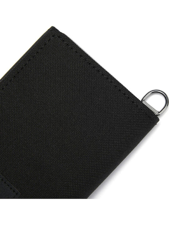 Trifold Wallet Ανδρικό Πορτοφόλι Μαύρο
