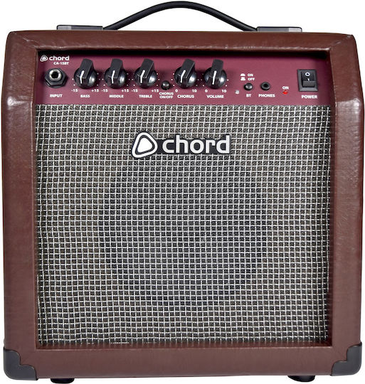 Chord Combo Ενισχυτής Ηλεκτρικής Κιθάρας 15W Καφέ