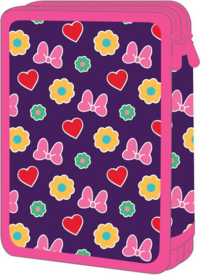 Double Filled Pencil Case 15x5x21 Minnie Cutie