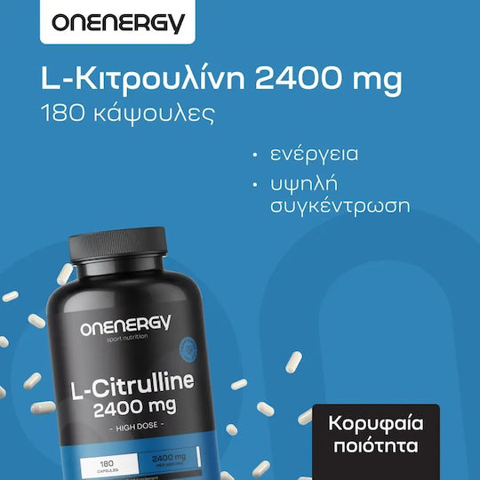 OnEnergy Citrulline 2400mg 180 Capsules Watermelon