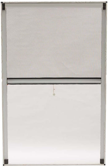 Bormann BPN3200 Window Mosquito Net Vertical Movement Fiberglass White With Frame 160x100cm