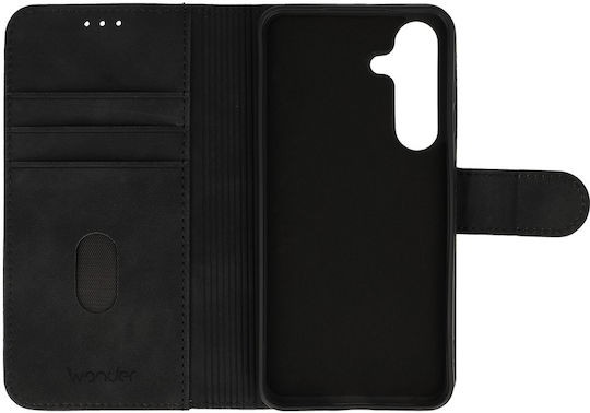 Wonder Wallet Δερματίνης / Σιλικόνης Μαύρο (Xiaomi 15)