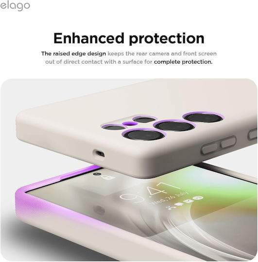 Elago Back Cover Σιλικόνης / Πλαστικό Μπεζ (Galaxy S25 Ultra)