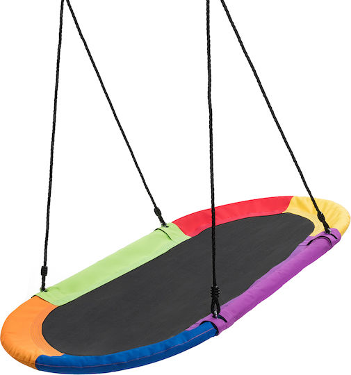 Costway Fabric Hanging Swing Nest 150x80cm Multicolour