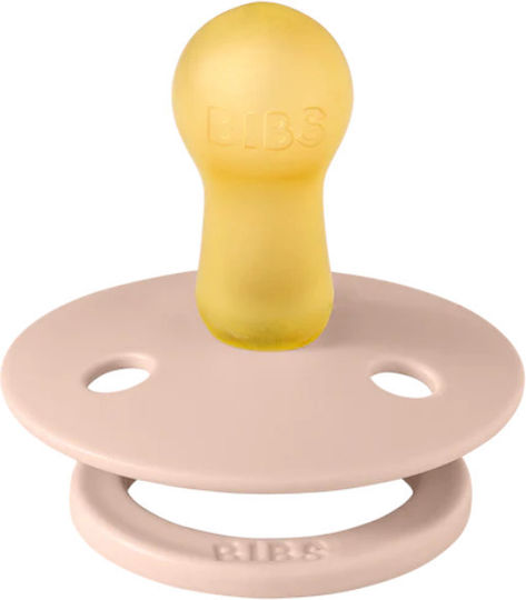 Bibs Studio Colour Pacifiers Rubber Jasmine / Blush Mix for 0-6 Months 2 Pieces