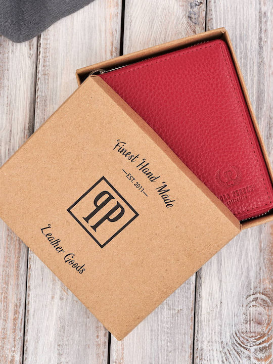 Дамско Портмоне с RFID Червен